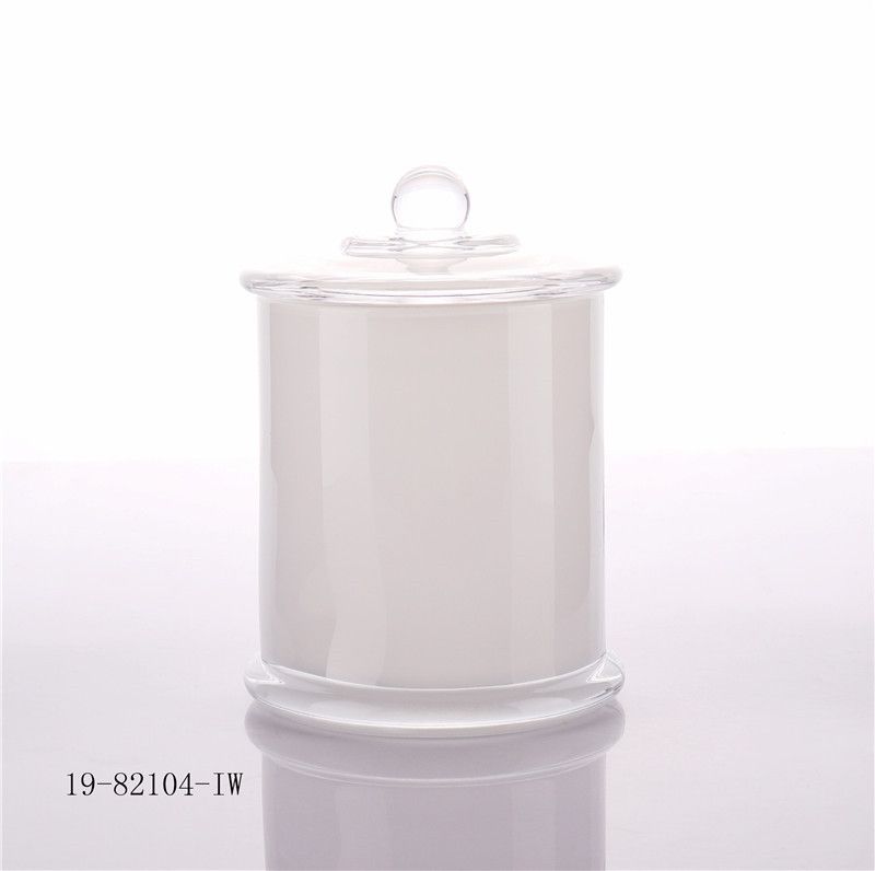 Hot Sale Glass Candle Cup Holder With Glass Lids China Supplier