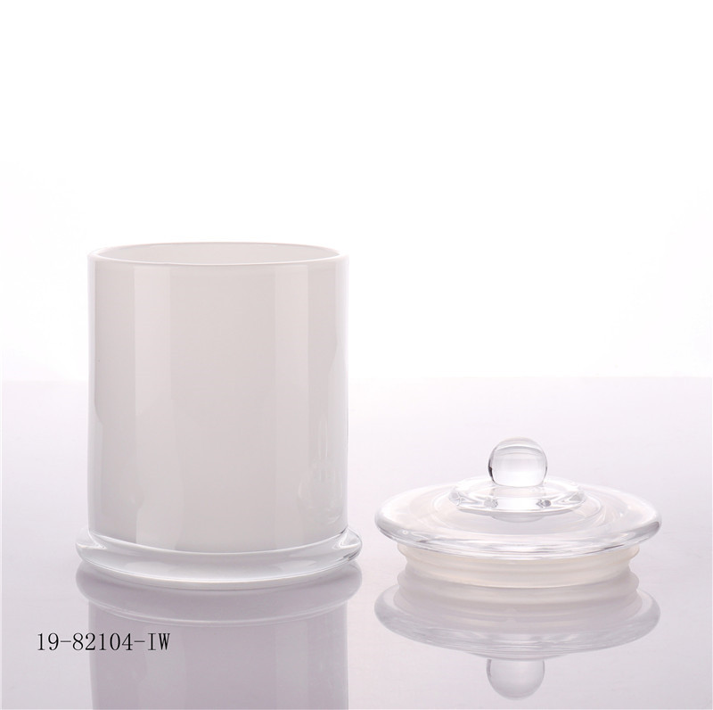 Hot Sale Glass Candle Cup Holder With Glass Lids China Supplier