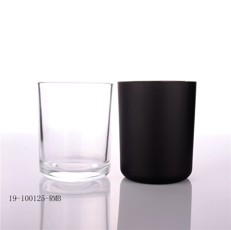 Hot Sale Black Candle Glass Jar