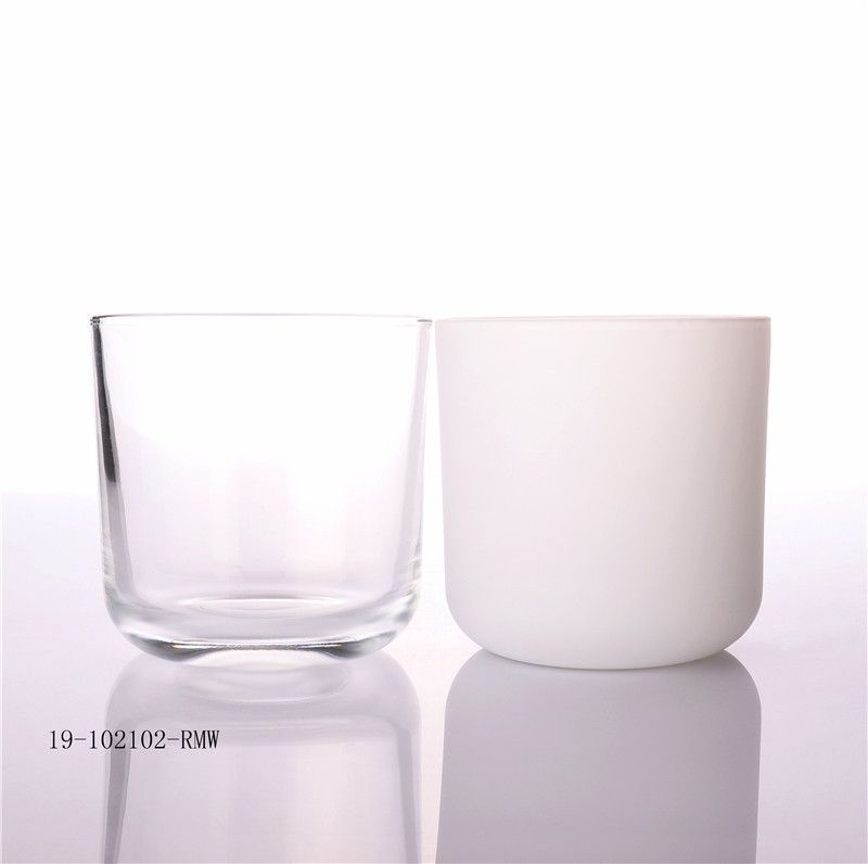 Empty Glass Candle Jars With Round Bottom For Candle Making