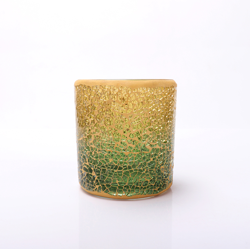 Mediterranean Shell Mosaic Glass Candle