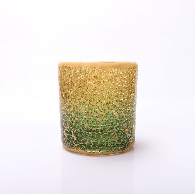 Mediterranean Shell Mosaic Glass Candle