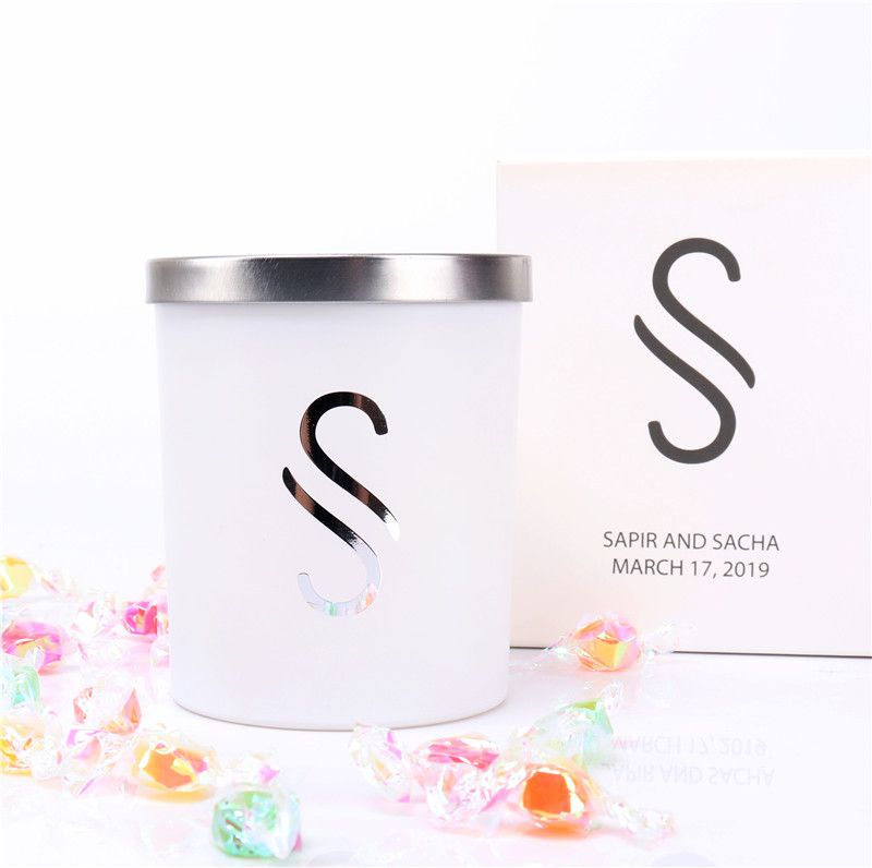 Custom Scented Wedding Candles