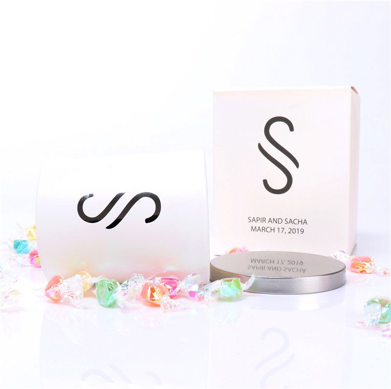 Custom Scented Wedding Candles