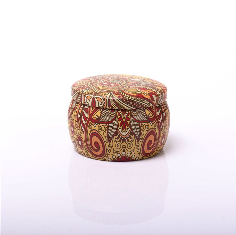 Wholesale Multicolor Printed Candle Tin