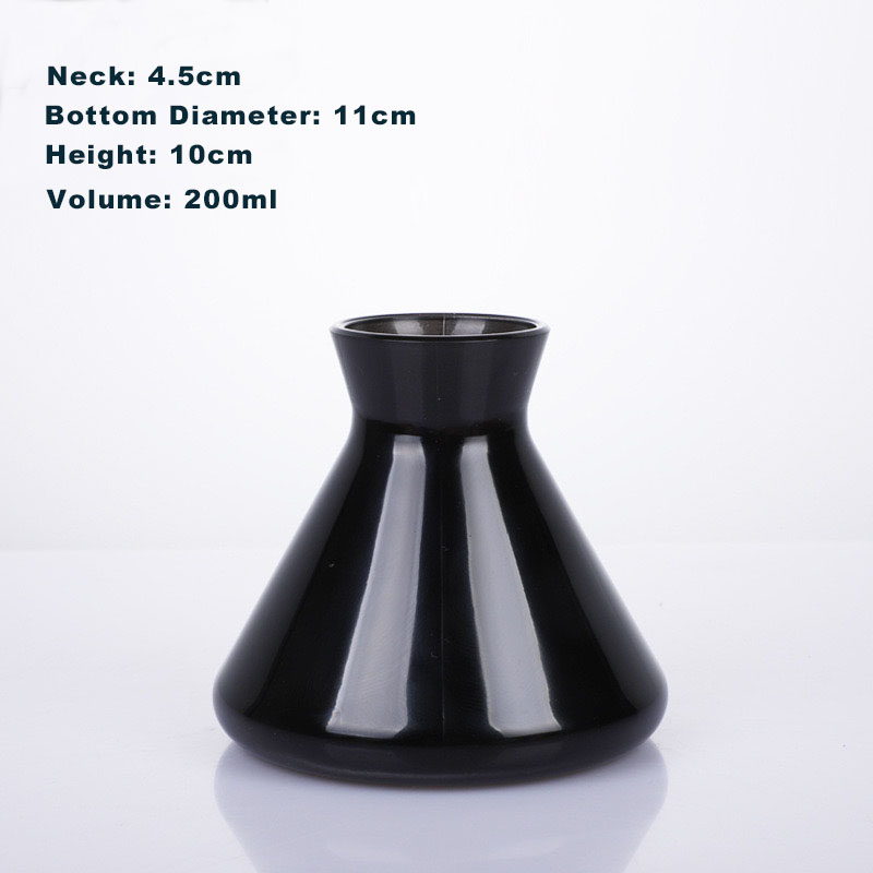 Black Home Decoration Fragrance Reed Diffuser Bottles