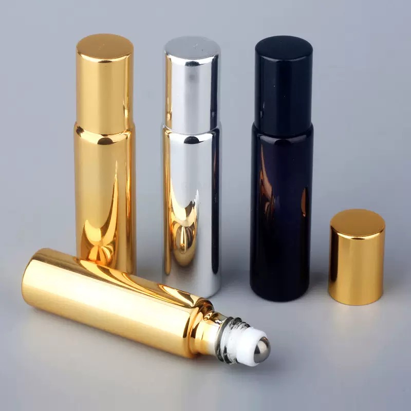 5ml 10ml Gold Silver UV Roller Perfume Bottle