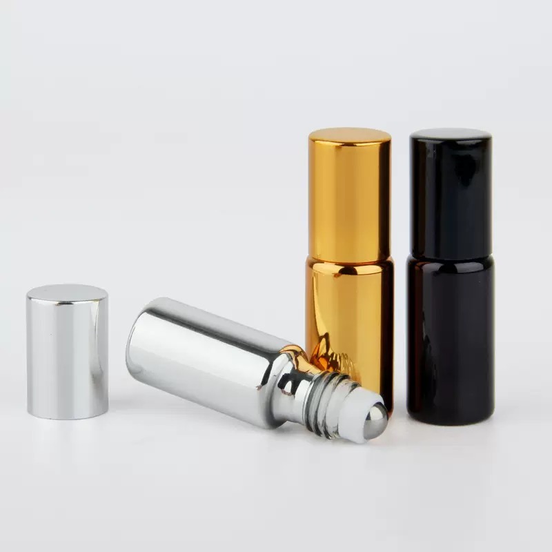 5ml 10ml Gold Silver UV Roller Perfume Bottle