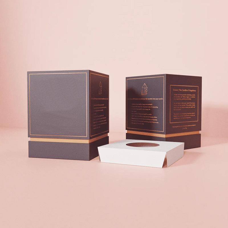 Luxury Scented Candle Gift Box with Custom Deaign