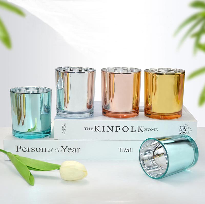 Electroplated Glass Vessels For Candle Making