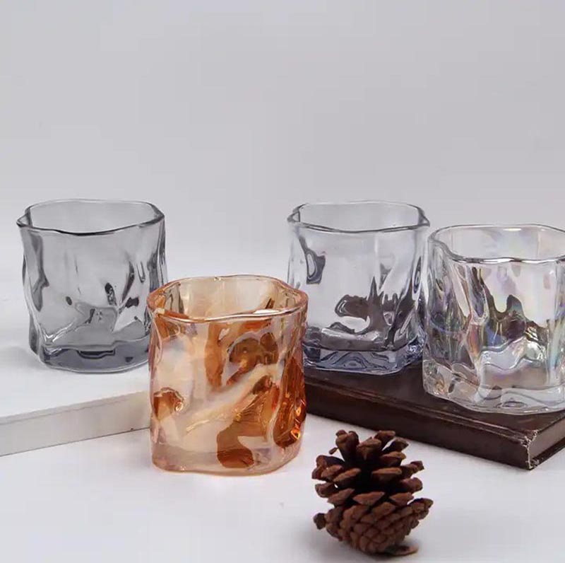 Unique Designed Morden Stylish Glass Vessel For Candles