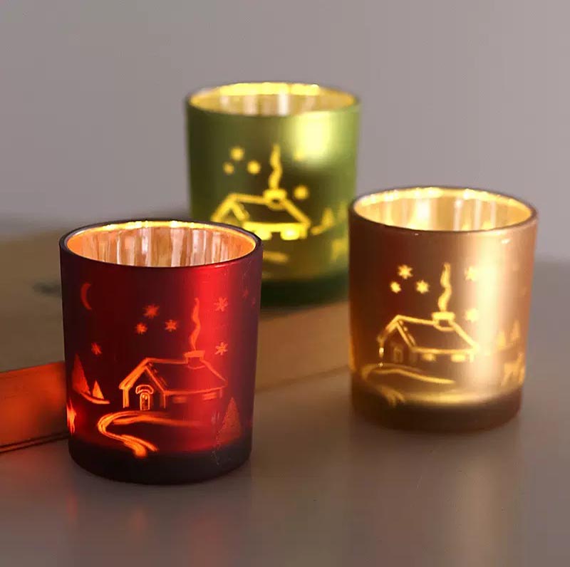 Customized Design Votive Candle Jars