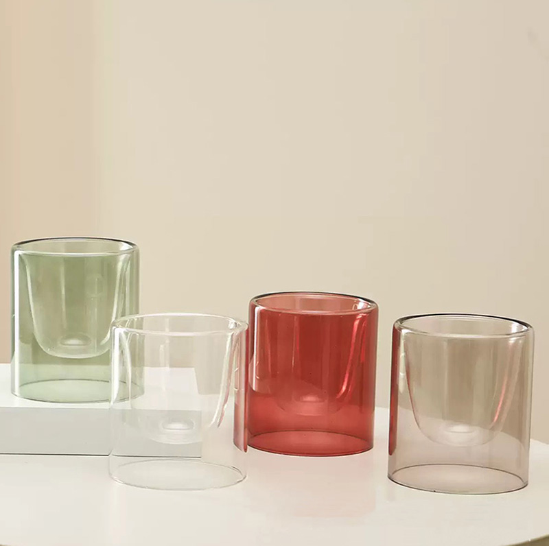 New Designed Borosilicate Glass Vessel For Candle Making