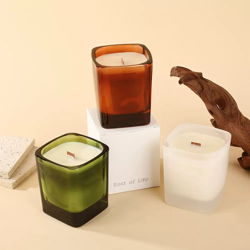 Square Jar Scented Soy Wax Candles