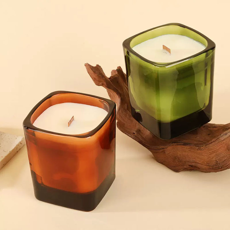 Square Jar Scented Soy Wax Candles