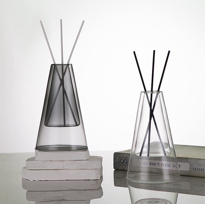 Luxury Home Decoration Fragrance Reed Diffuser Glass Bottles