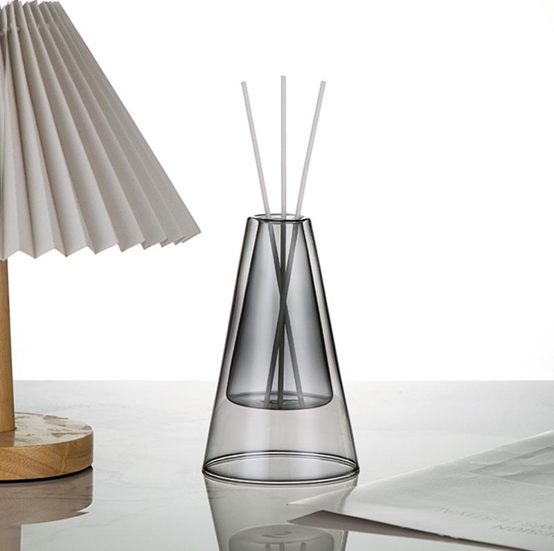 Luxury Home Decoration Fragrance Reed Diffuser Glass Bottles