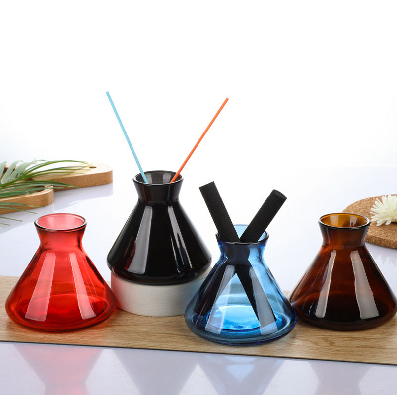 Black Home Decoration Fragrance Reed Diffuser Bottles
