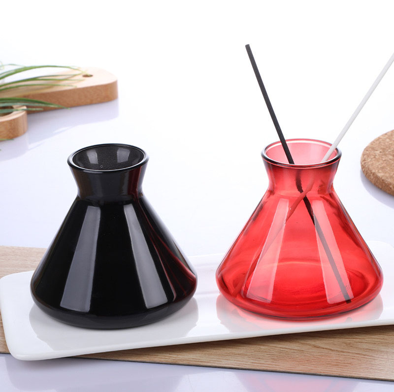 Black Home Decoration Fragrance Reed Diffuser Bottles