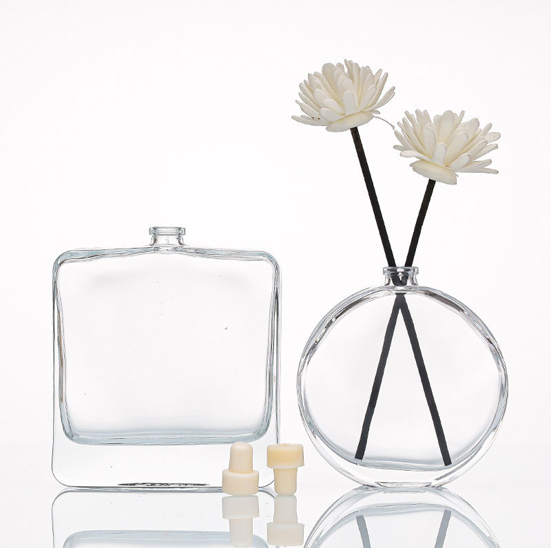 Clear Plain Empty Glass Reed Fragrance Diffuser Bottle