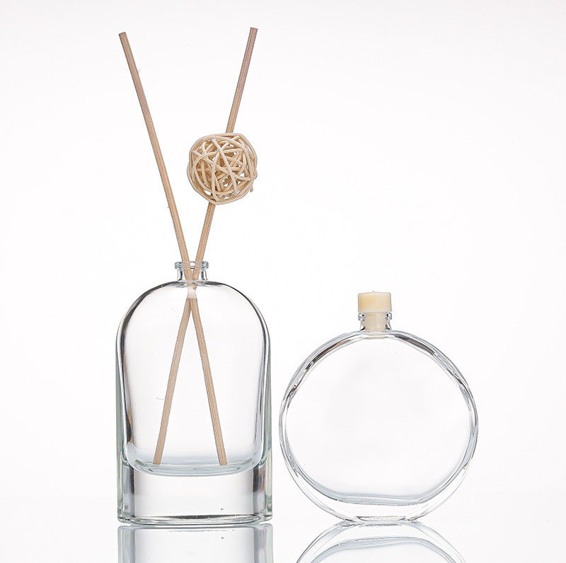 Clear Plain Empty Glass Reed Fragrance Diffuser Bottle