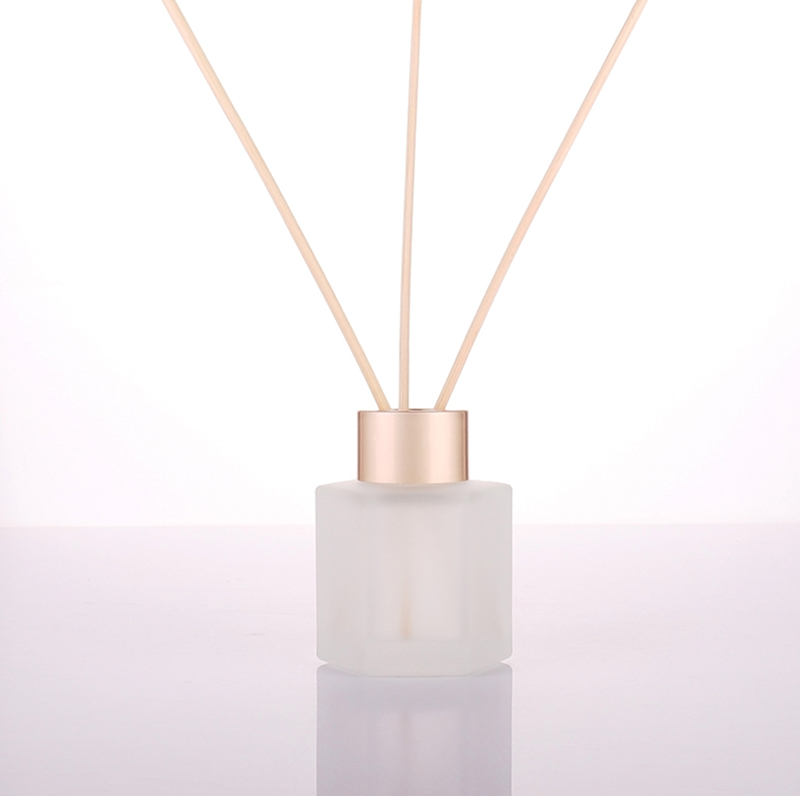 40ml Octagon Matte Black Reed Diffuser Bottle