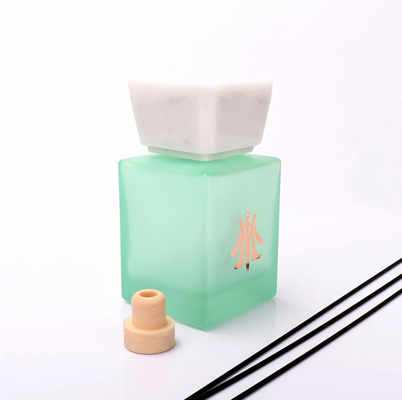 Luxury 500ml Empty Diffuser Bottle With Marble Lid