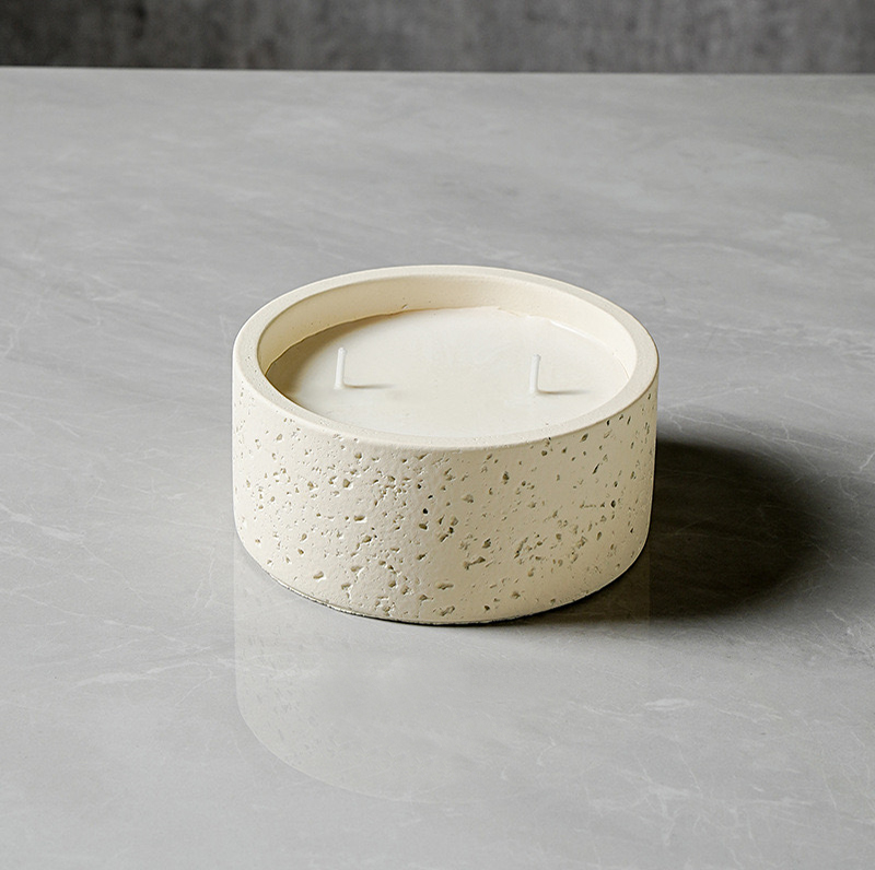 Morden Design Round Ceramic Candle Jar