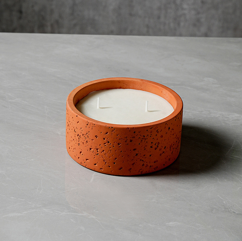 Morden Design Round Ceramic Candle Jar