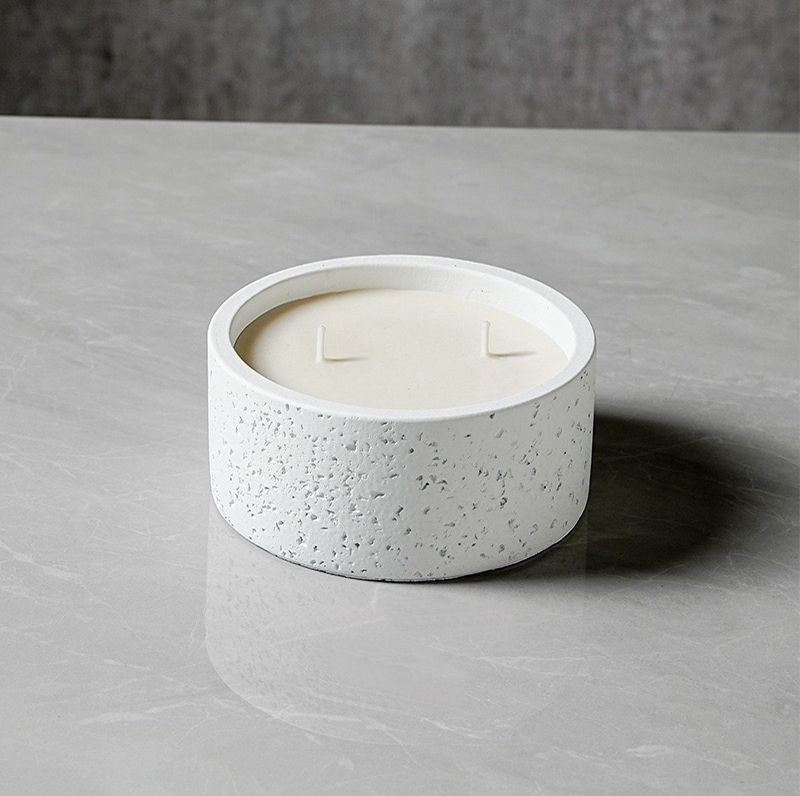 Morden Design Round Ceramic Candle Jar