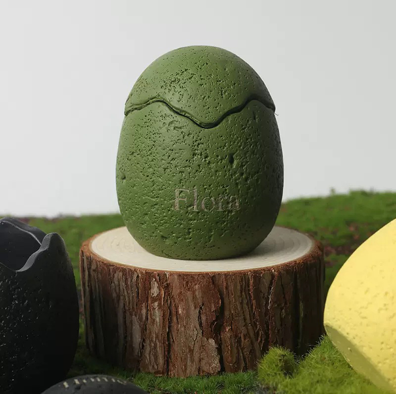 Easter Eggshell Ceramic Soy Wax Candle Cup