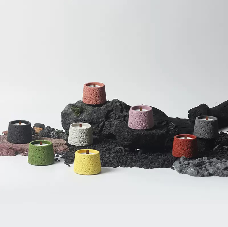 Morden Design Ceramic Candle Jar for Home Decoration