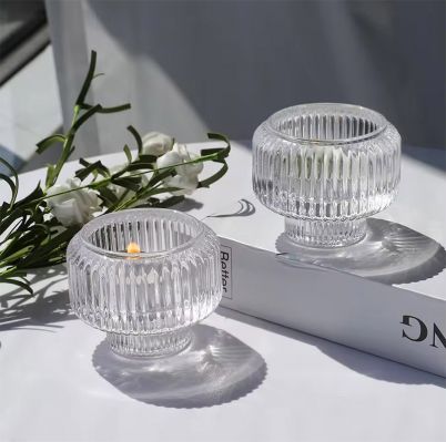 Glass Tealight Candle Jar