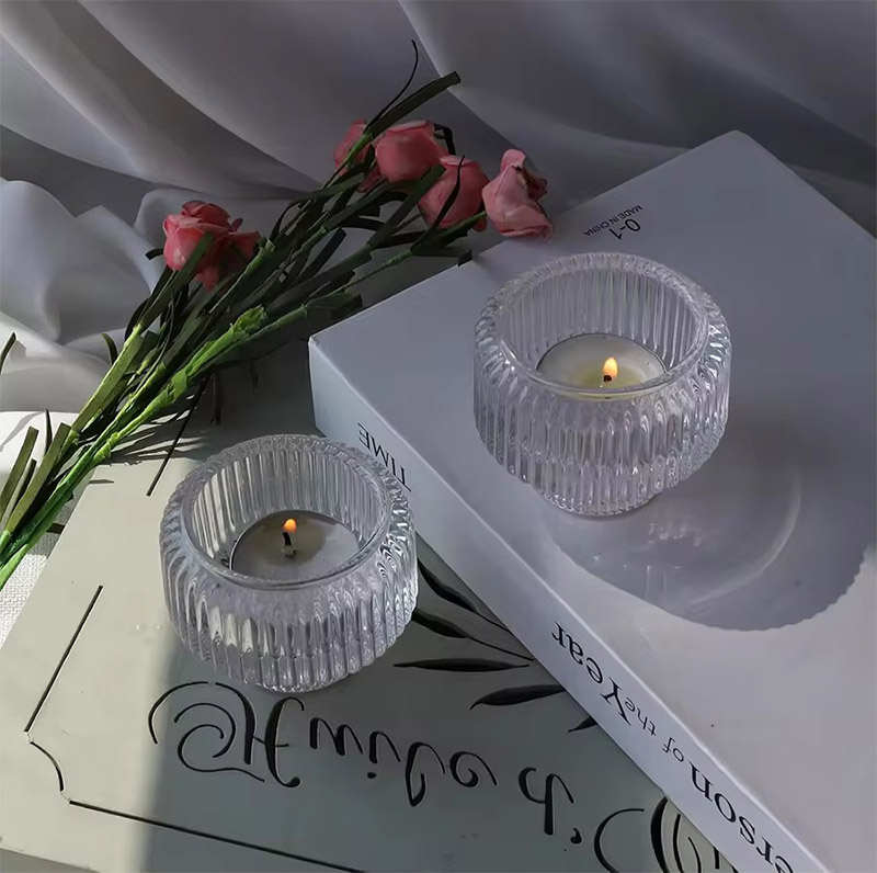 Glass Tealight Candle Jar