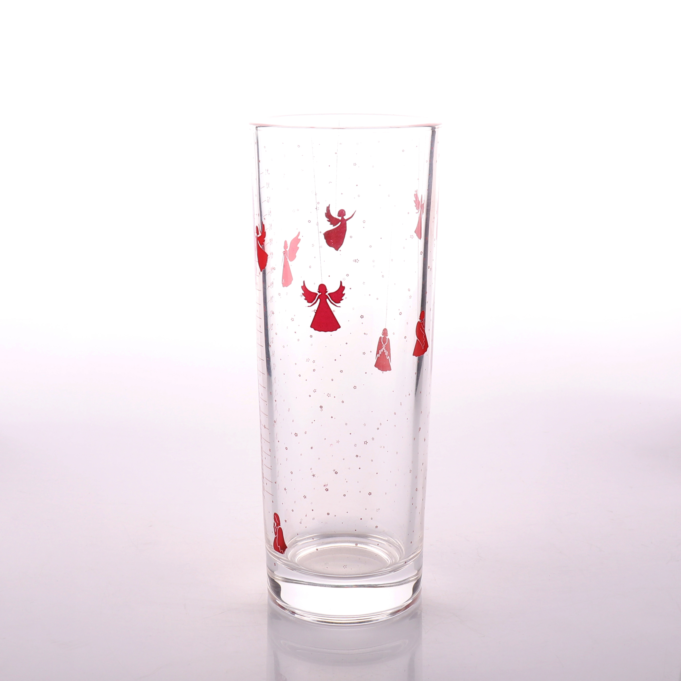 Tall Glass Candle Jar with Customized Design