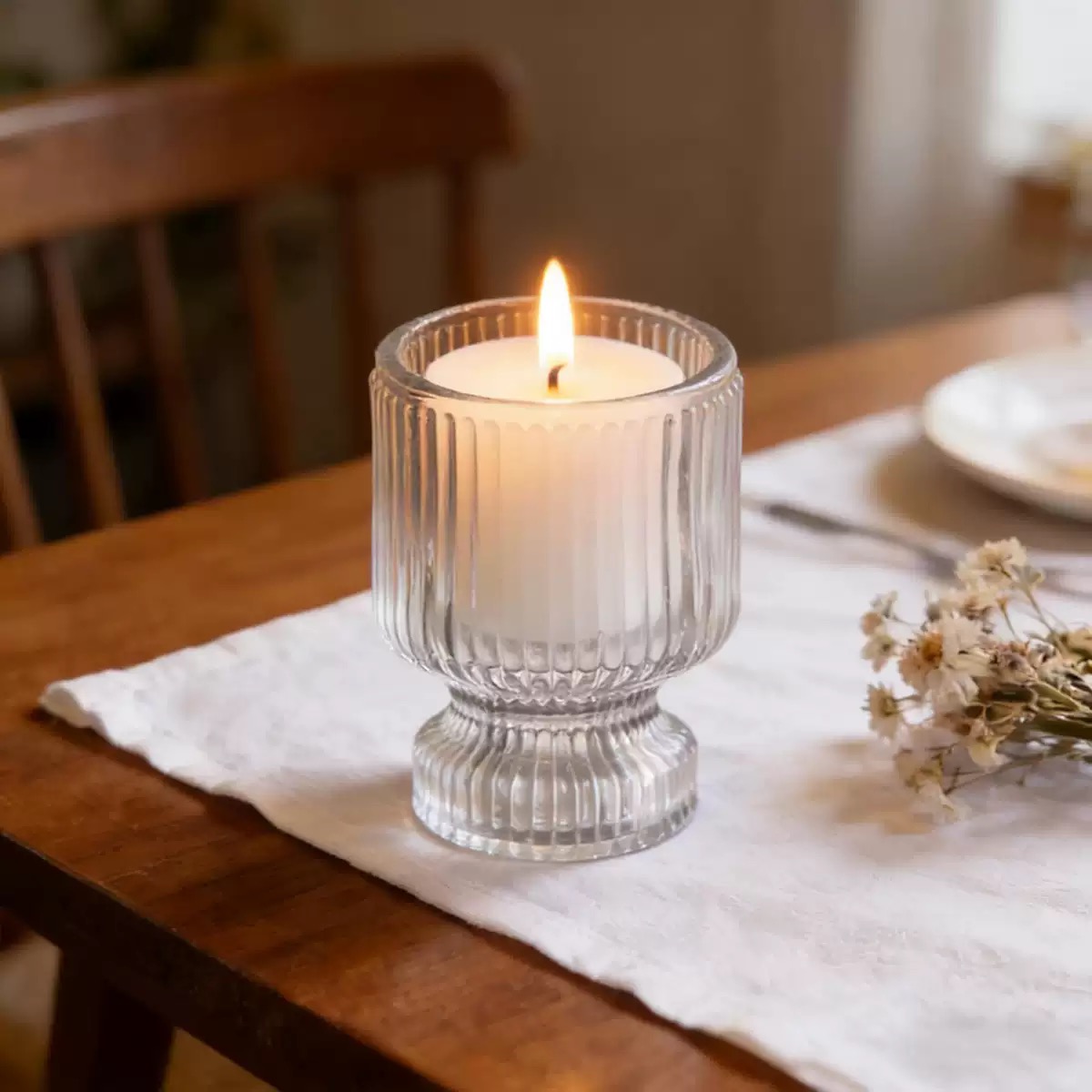 Multipurpose Glass Jar for Pillar Candle