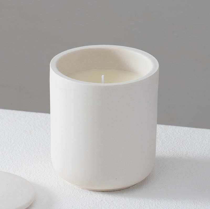 Ceramic Candle Jar with Custom Color and Logo