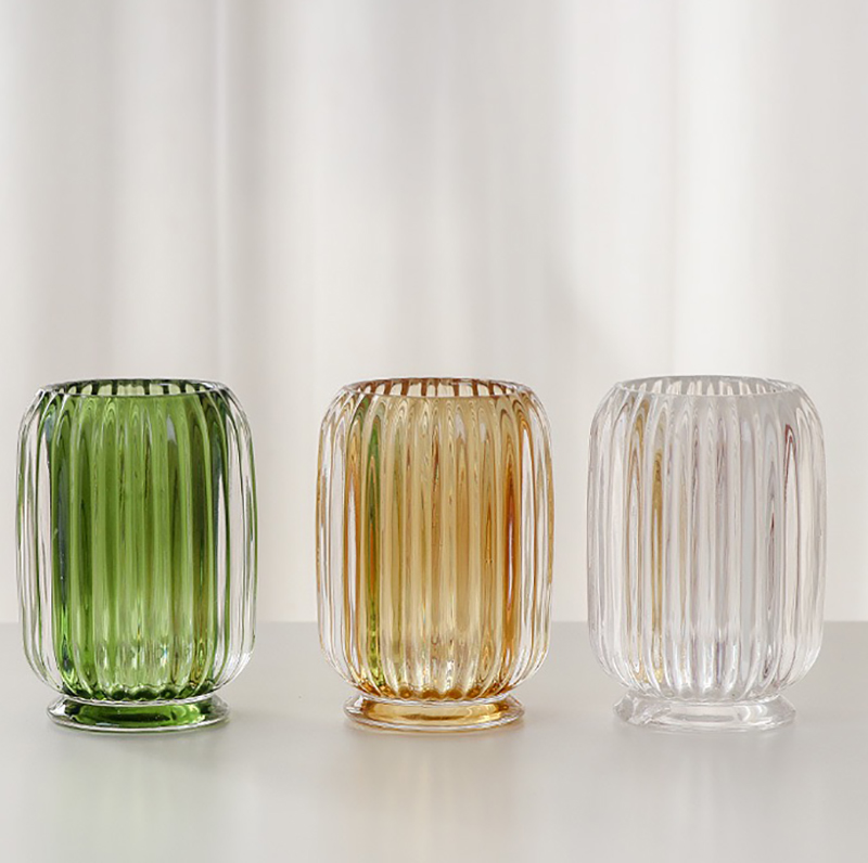 Morden Glass Soy Wax Candle Jar for Home Decoration