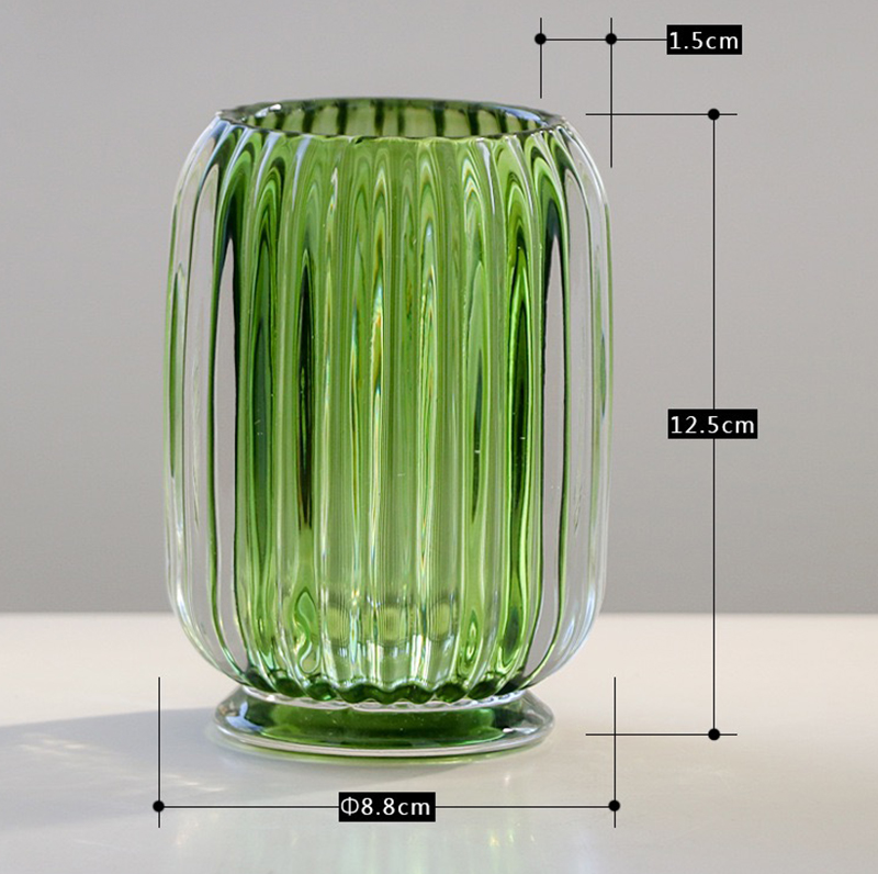Morden Glass Soy Wax Candle Jar for Home Decoration