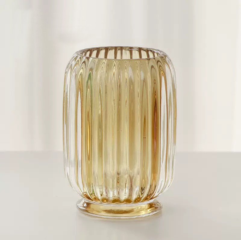 Morden Glass Soy Wax Candle Jar for Home Decoration