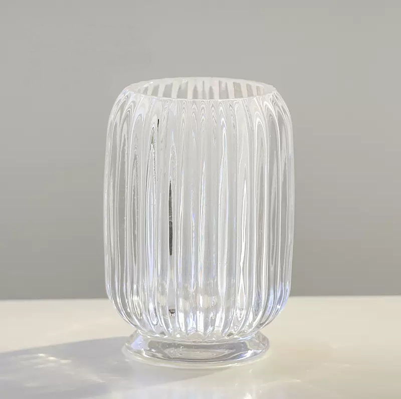 Morden Glass Soy Wax Candle Jar for Home Decoration