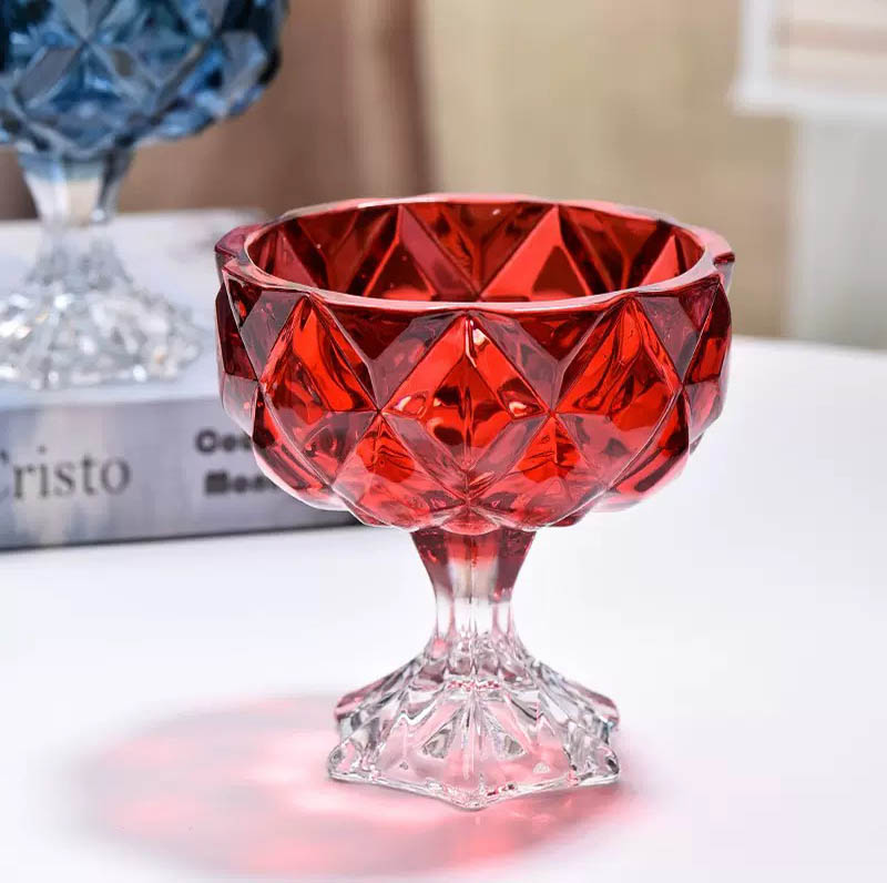 Bohemian Style Wine Glass Vessels for Soy Candles