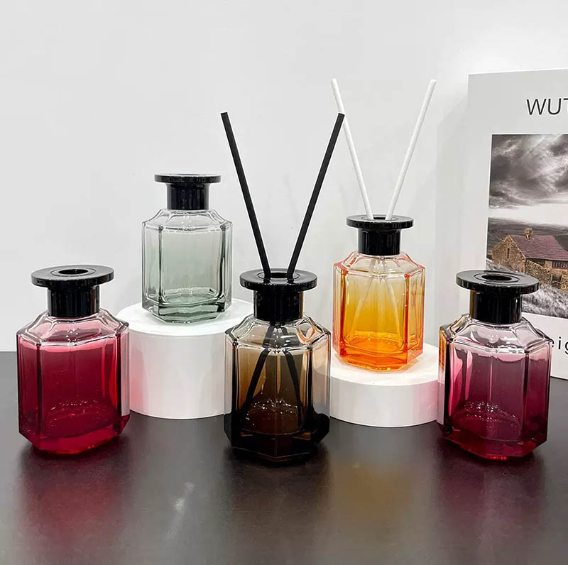 120ml Polygonal Glass Bottle for Reed Diffuser