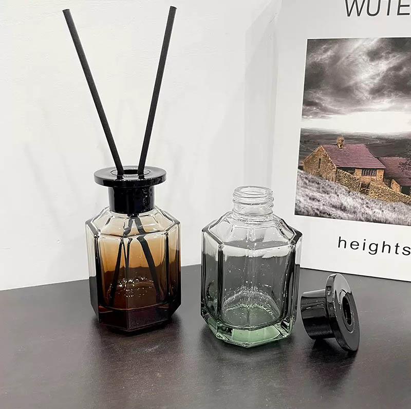 120ml Polygonal Glass Bottle for Reed Diffuser