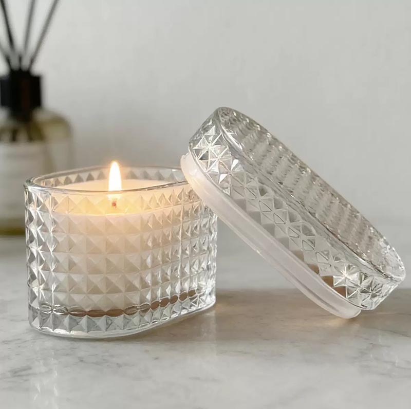 Large Size Morden Glass Candle Vessel