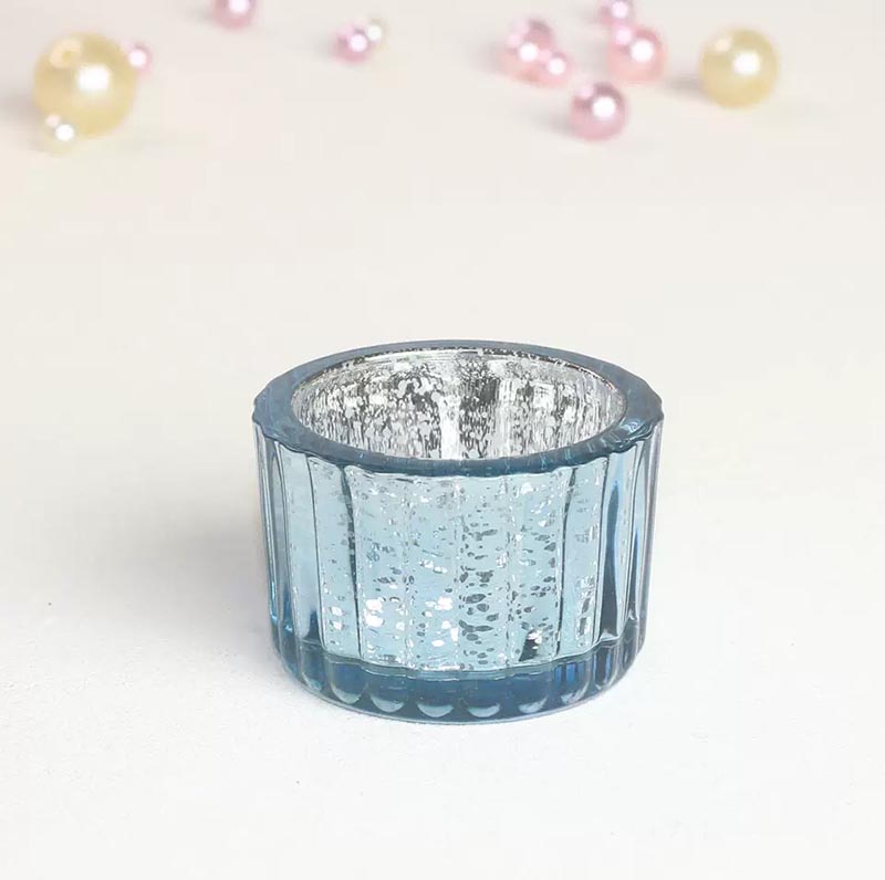 Customized Electroplating Glass Vessels for Tealight Candles