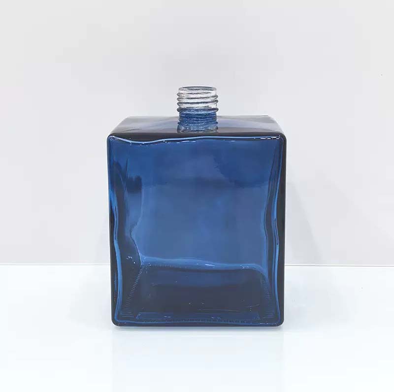 1000ml Square Glass Reed Diffuser Bottles with Customized Colors