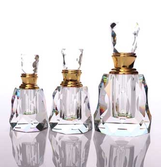 Crystal Glass Perfume Bottles