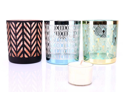 BOYE Luxury Unique Design Candle Glass Jar