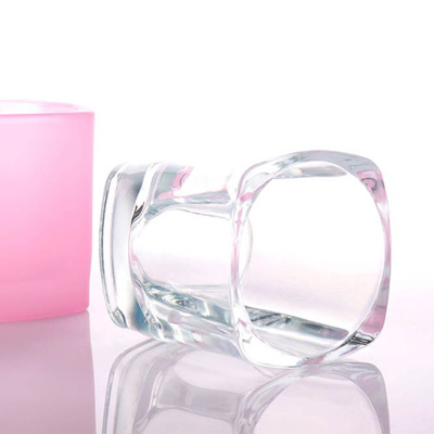 Pink Candle Jars